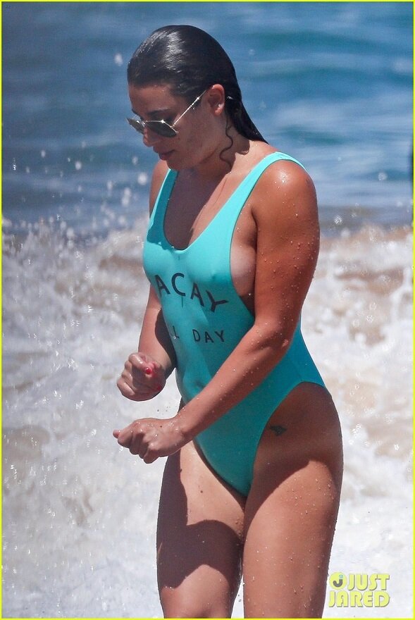 lea michele sexy in maui picture