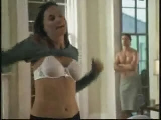 Lucy Lawless bra & cleavage scenes - Locusts picture