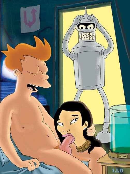 fry and Lucy Liu picture