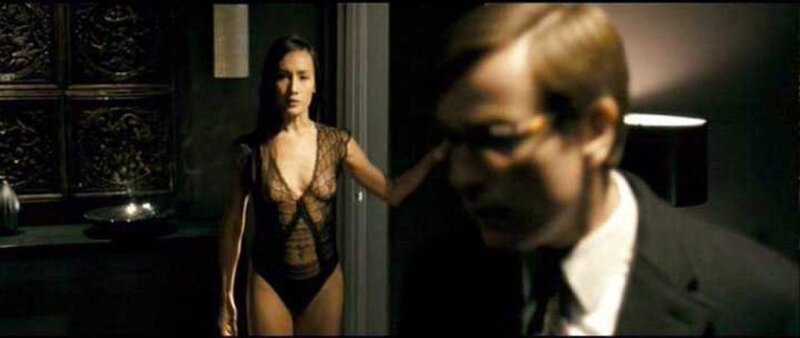 Maggie Q Tits in a Scene from ‘Deception’ picture