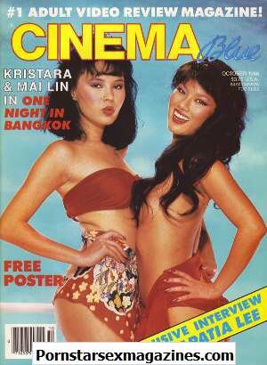 Kristarra Barrington & Mai LIN sharing porn mag cover picture