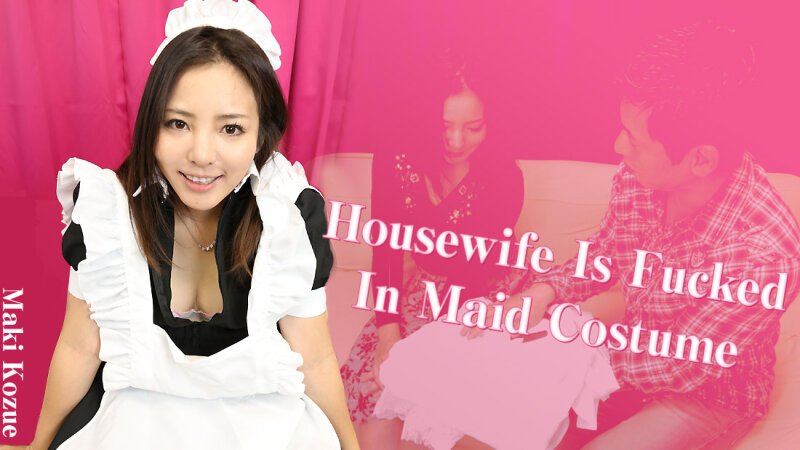 Maki Kozue Housewife Is Fucked In Maid Costume picture