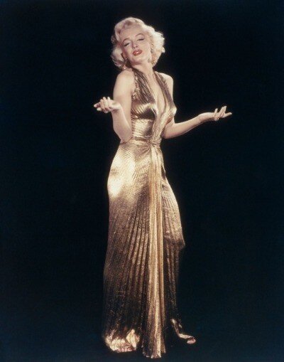 Golden Marilyn picture