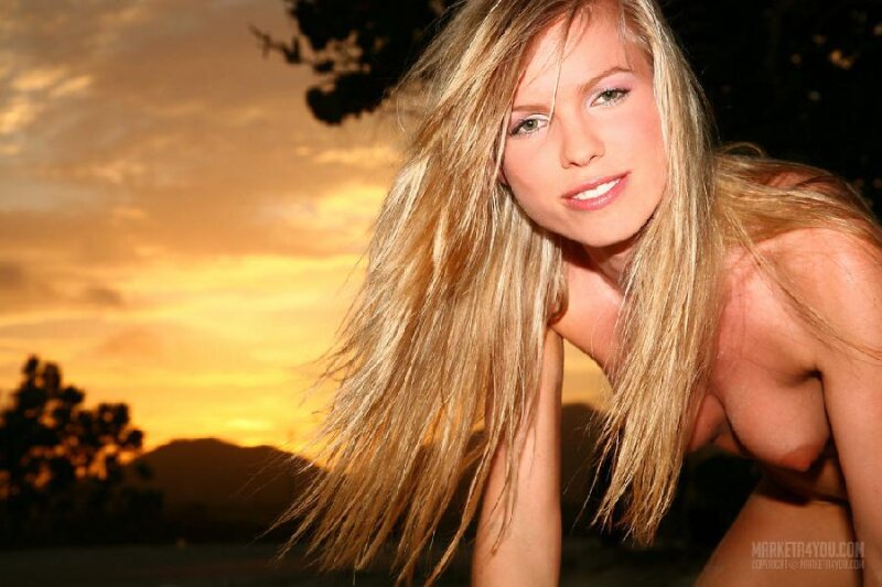 Stunning blonde babe - Marketa Belonoha picture