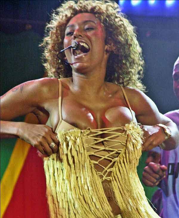 Melanie Brown, This Nip Slip Gives Advance Publicity For "The Seat Filler" DVD Next Week picture