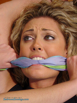 Melissa Jacobs always looks great with a gag in her mouth. picture