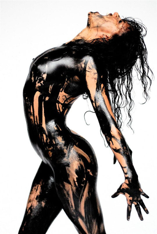 Michelle Rodriguez body paint picture