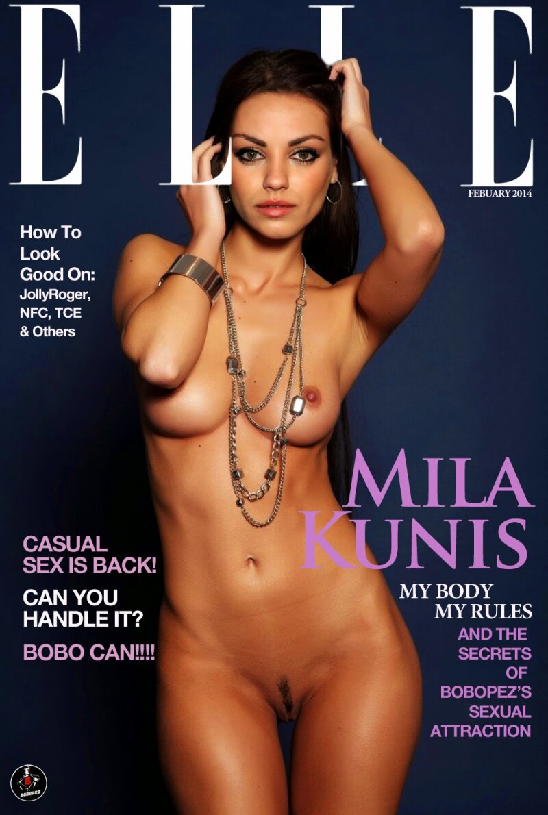 Mila Kunis nude magazine cover picture