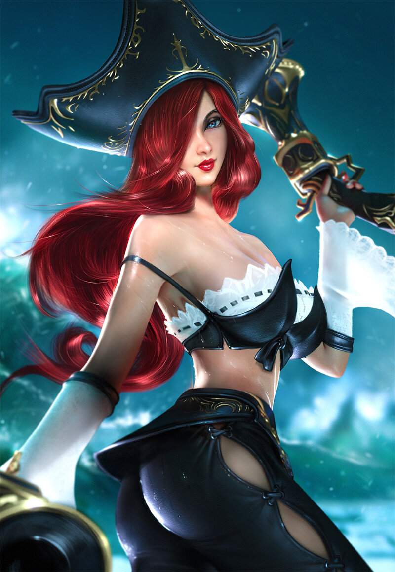 Miss Fortune posing. picture