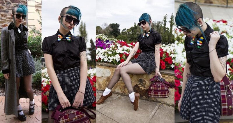 Monique Deville is a goth babe with cool half shaved head - AltModel Suicide Like - fota outfitt silkk gothh zxzx picture