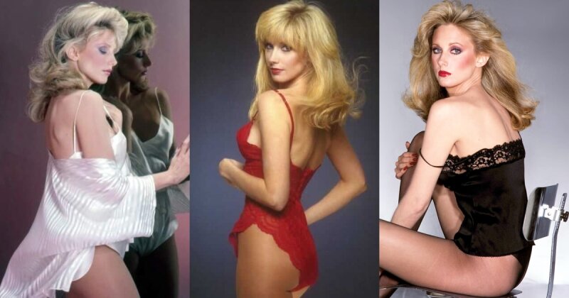 80s babe Morgan-Fairchild shows off her perfect ass picture