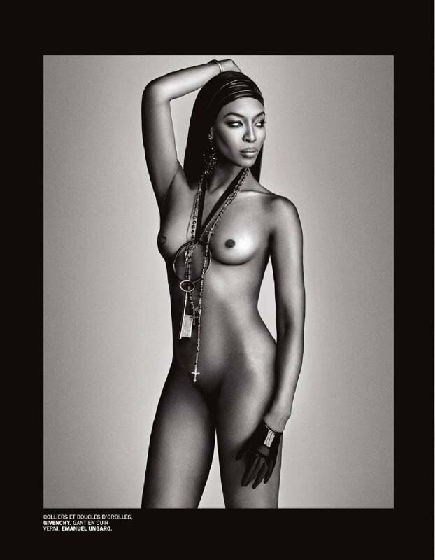 Naomi Campbell sexy Naked stills from Lui magazine #21 picture