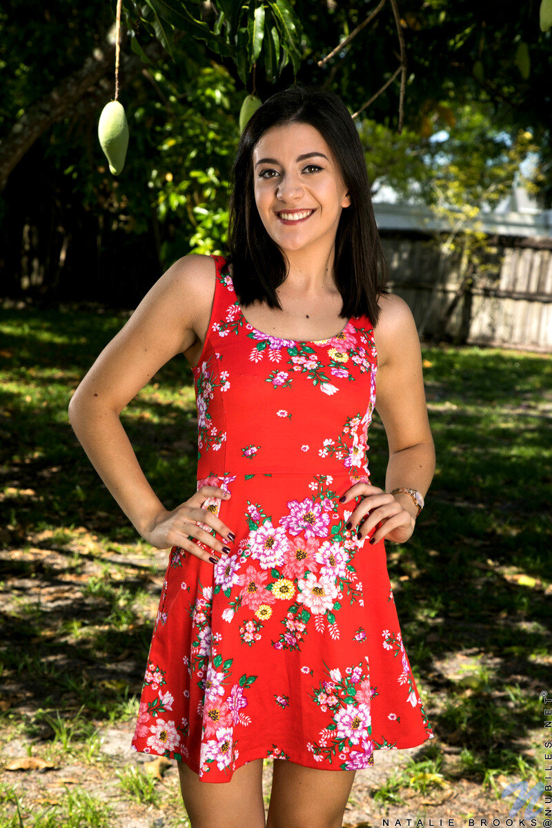 Natalie Brooks - Hot Floral Dress picture