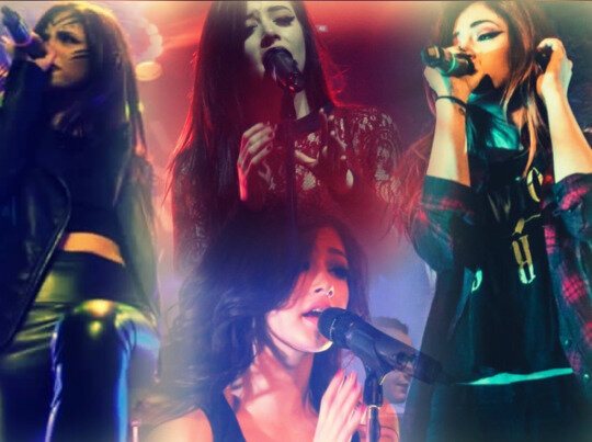 Chrissy Costanza from Against the Current collage picture