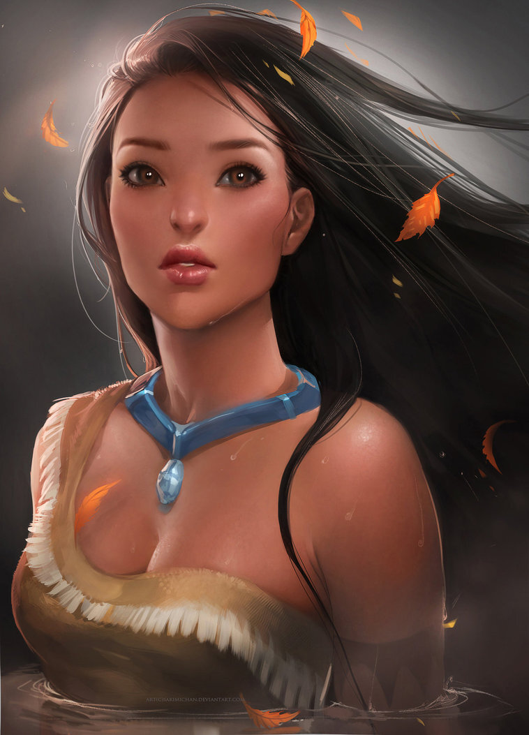 Pocahontas by sakimichan picture