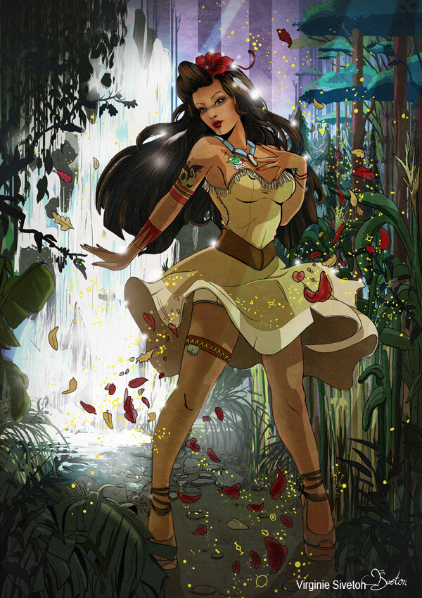 Tribute to Pocahontas by VirginieSiveton picture