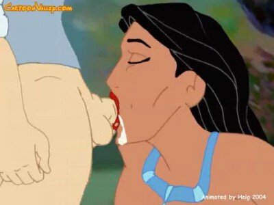 Pocahontas and a white man do it in the forest picture