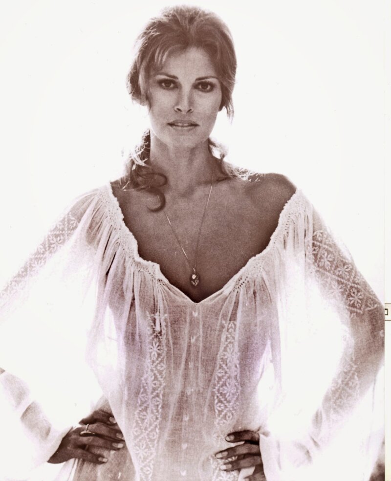 Raquel Welch in see-through top picture