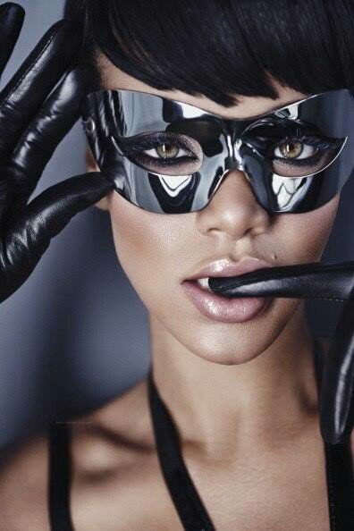 Rihanna In Black Mask picture