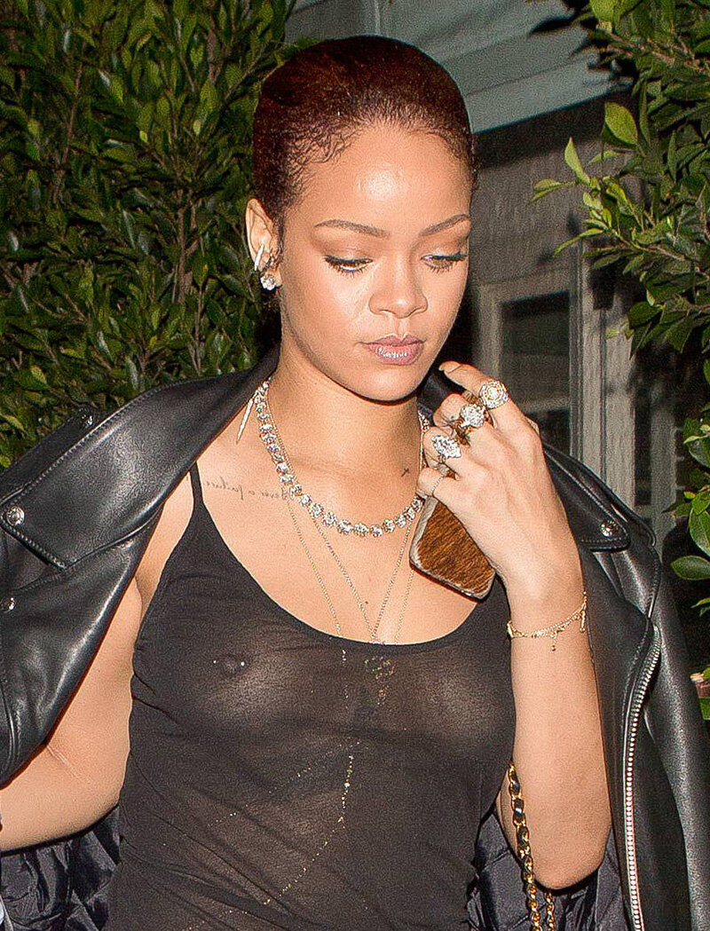 Rihanna in See Through picture