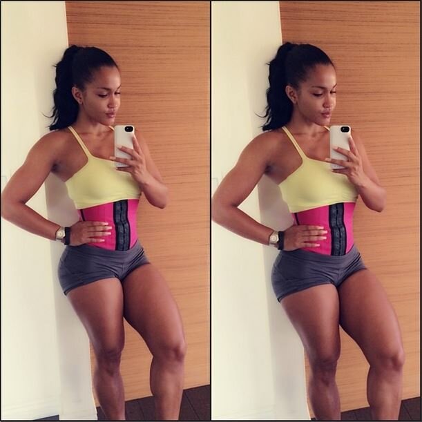 rosa acosta fit selfie picture