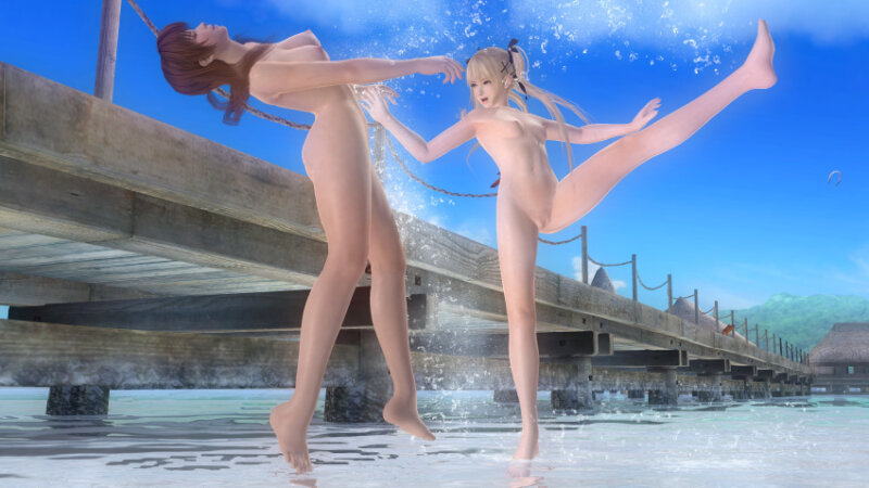 3d dead_or_alive kasumi marie_rose screenshot picture