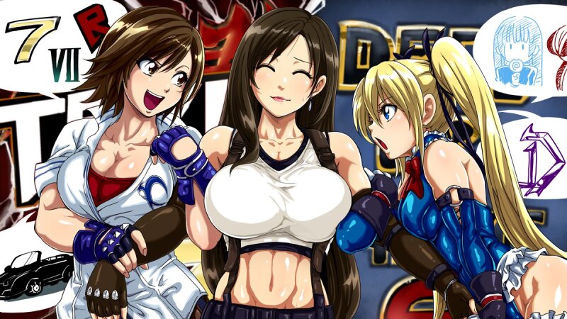 final fantasy vii tekken dead or alive 6 raburebo tifa lockhart marie rose kazama asuka kula diamond picture