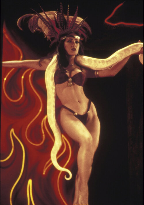 salma hayek snake picture