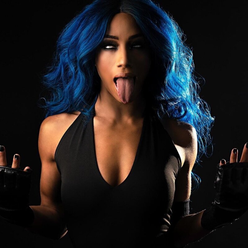 Sasha Banks ahegao picture