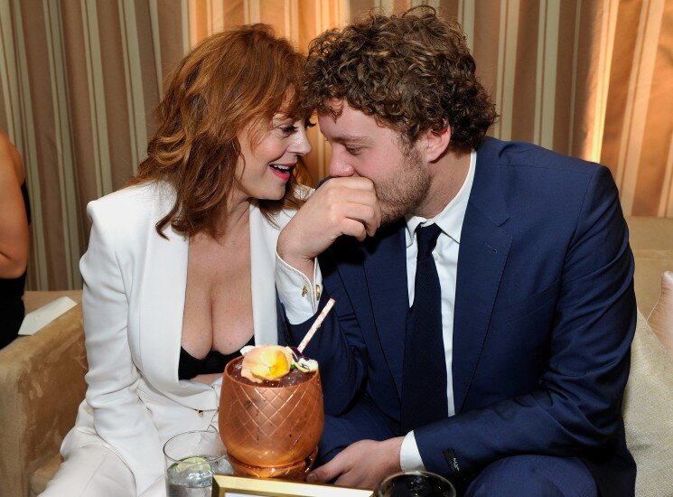 Susan Sarandon and son Jack Robbins picture