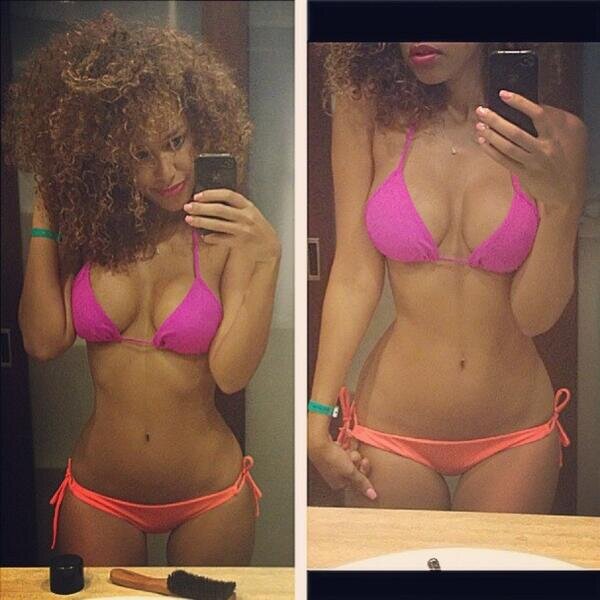 aisha thalia instagram bikini selfie picture