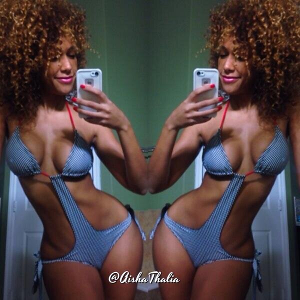 aisha thalia sexy one piece picture