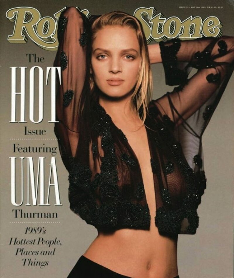 Uma Thurman ,Rolling Stone mag cover picture