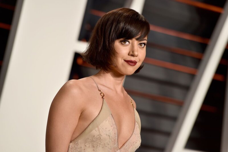 Aubrey Plaza At 2016 Vanity Fair Oscar Party Hosted By Graydon Carter.....SWEET! picture