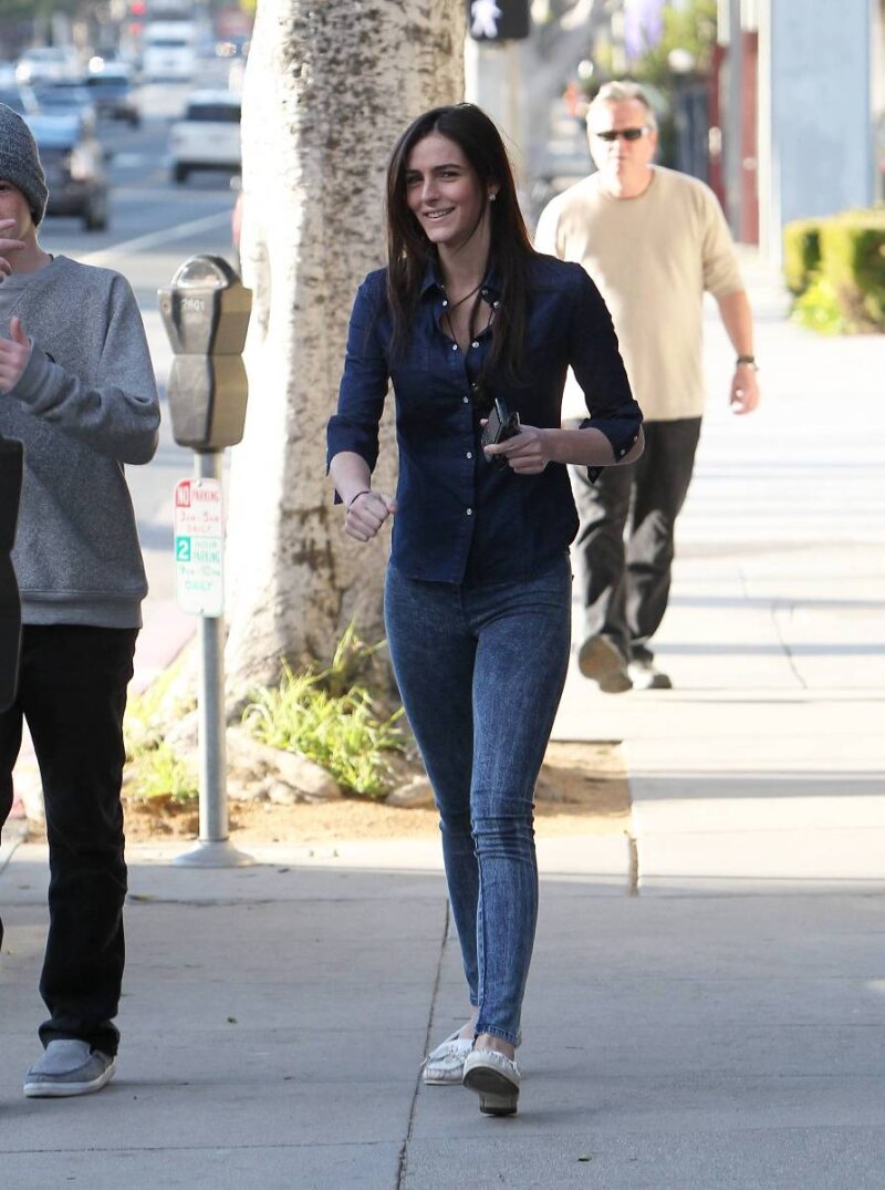 Ali Lohan In Tight Denims In Venice picture