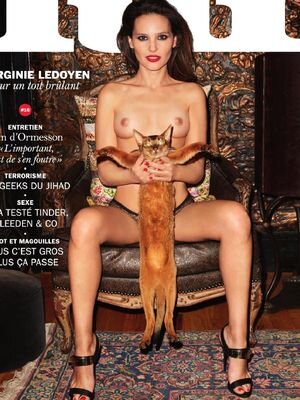 Virginie Ledoyen nude for Lui Magazine picture