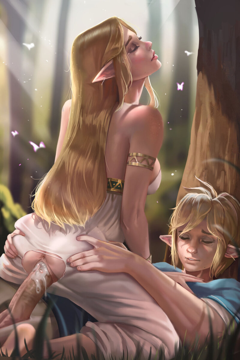 Princess Zelda gives Link her pussy as a reward picture