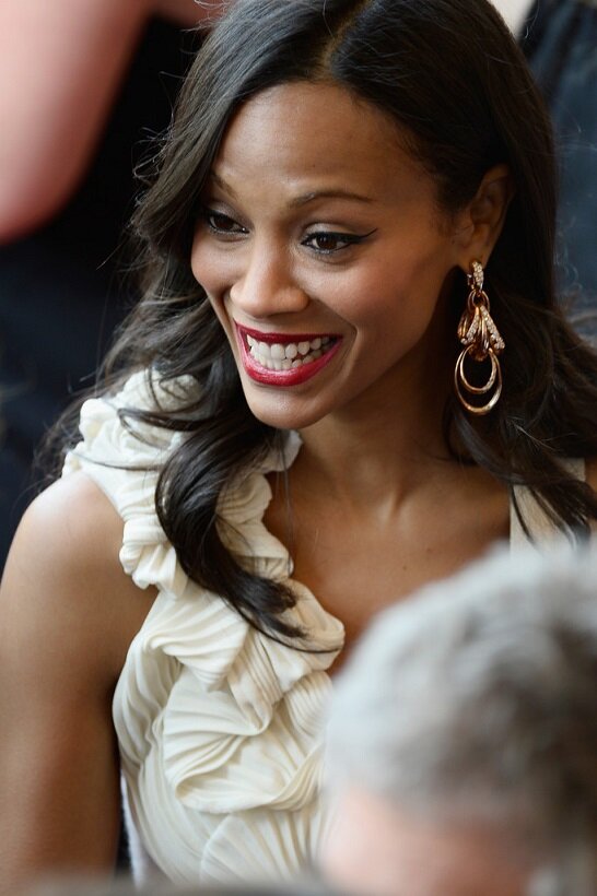 zoe saldana cannes film fest picture