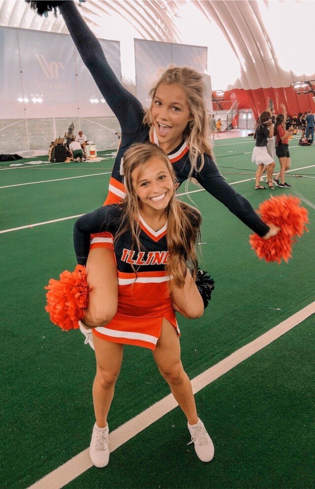 College Freshman Cheerleaders picture