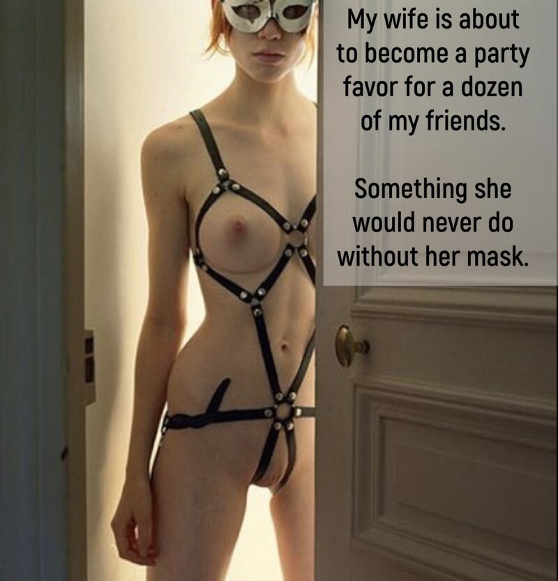 Her mask gives her courage. picture