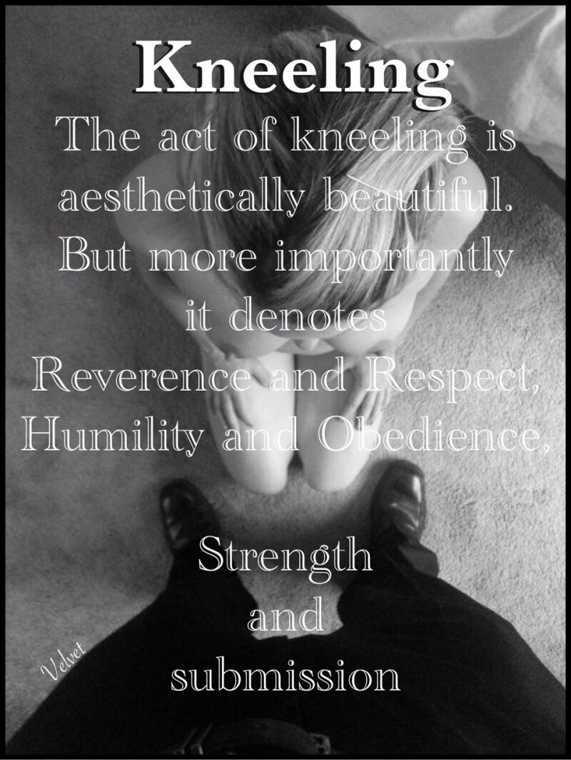 Kneeling picture