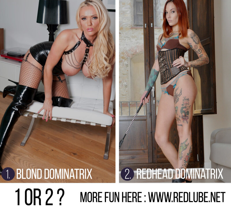 Blond Dominatrix VS Redhead Dominatrix picture