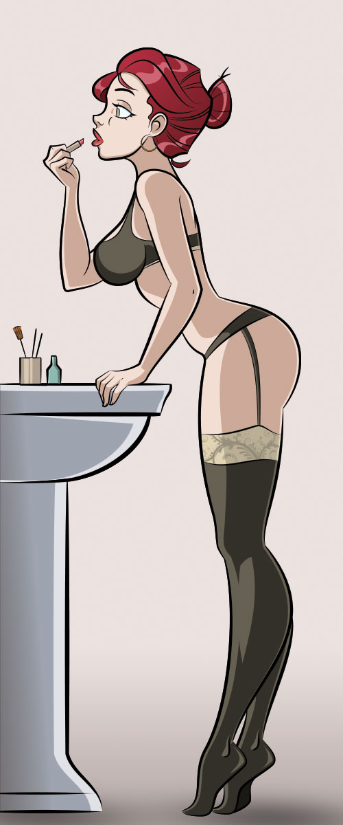 Sexy cartoon. picture