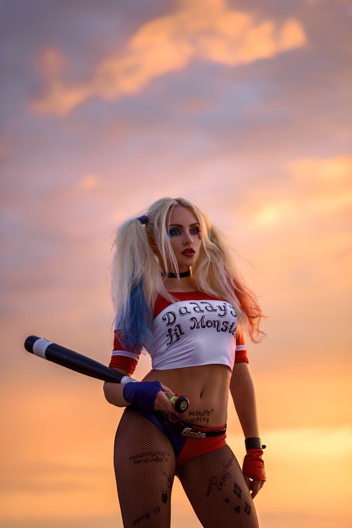 Rusça Harley Quinn cosplay picture