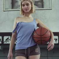  Basketball Blonde Halo  pics
