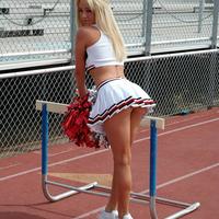  Blonde Cheerleader College  pics