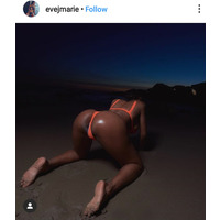  Ebony Evejmarie Instagram Model  pics