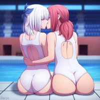  Ass Hentai Lesbian  pics