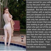 Hot Wife Panties Pool  pics