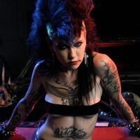  Malice Mcmunn Mohawk Punk Goth  pics